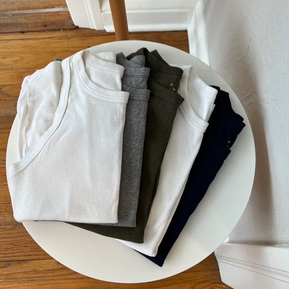 a new day Tops - A New Day Ribbed Tank Tops // Lot of 5 // L